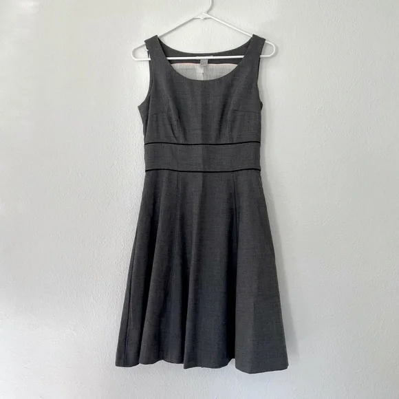 H&M | Dresses | Charcoal Sleeveless Aline Hm Dress | Poshmark